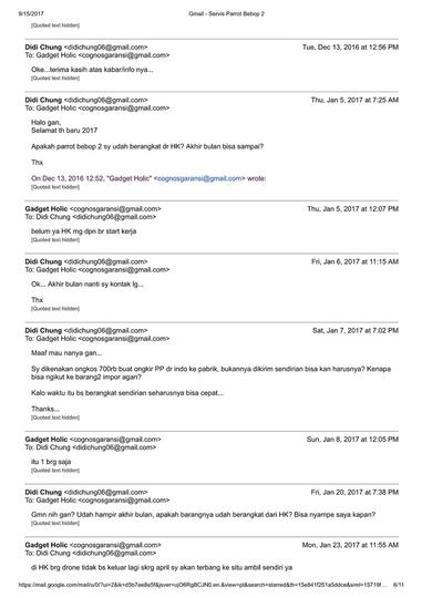 SURAT TERBUKA PENIPUAN oleh Gadget Holic (Nody Tjong) http://gadget-holic.co.id/