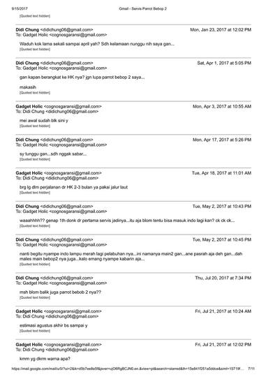 SURAT TERBUKA PENIPUAN oleh Gadget Holic (Nody Tjong) http://gadget-holic.co.id/