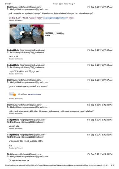 SURAT TERBUKA PENIPUAN oleh Gadget Holic (Nody Tjong) http://gadget-holic.co.id/