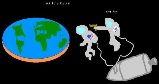 BELAJAR DARI KAUM BUMI DATAR: Foto Satelit Tidak Ada