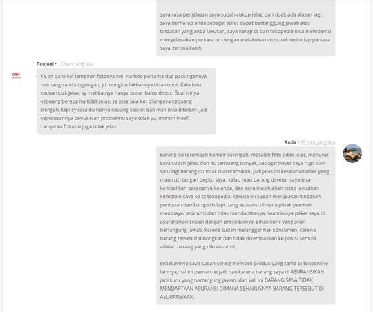 Surat terbuka kepada TokoPedia