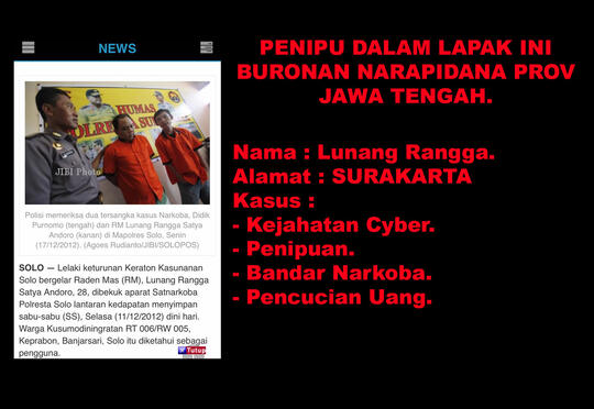 SURAT TERBUKA UNTUK LUNANG RANGGA RESIDIVIS YANG MASIH BERKELIARAN DI KASKUS