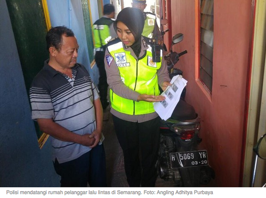 Kagetnya Para Pelanggar Lalin yang Kepergok CCTV Didatangi Polisi