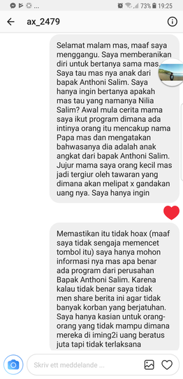 Waspadai program hibah yang mengatas namakan ANTHONY SALIM (SALIM GROUP)