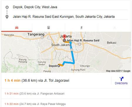Butuh Berapa Lama & Berapa KM Agan Untuk Sampe Ke tempat Kerja?