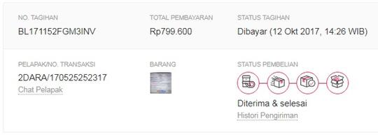 Billycare, tanya Cashback belum masuk