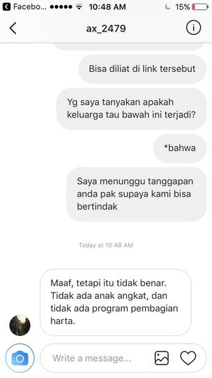 Waspadai program hibah yang mengatas namakan ANTHONY SALIM (SALIM GROUP)