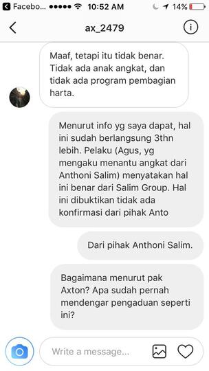 Waspadai program hibah yang mengatas namakan ANTHONY SALIM (SALIM GROUP)