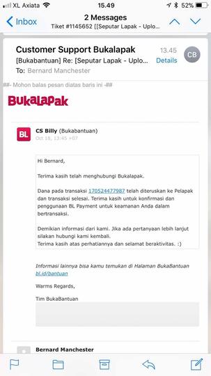 SALDO BUKADOMPET bukalapak dibekukan tanpa sebab