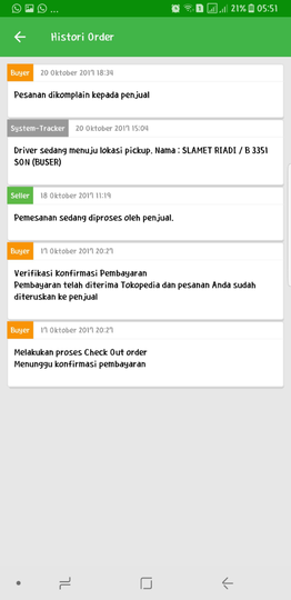 BURUK NYA PELAYANAN TOKOPEDIA & GRAB EXPRESS