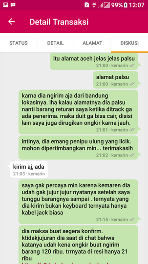 SURAT TERBUKA, PENIPUAN DI BUKALAPAK, BANTU SUNDUL GAN, BUKALAPAK TIDAK TEGAS