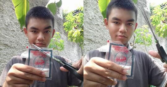 Aksi cowok tenggak micin ini bikin warganet geleng-geleng kepala