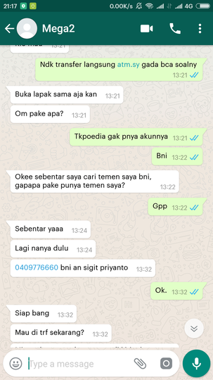 Hati-hati penipuan Id kizzamunt