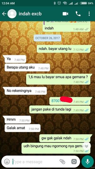 teman yang menjadi seorang penipu