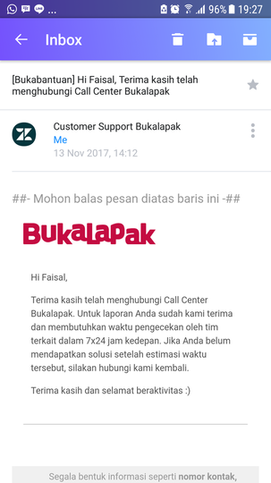 BukaLapak mengecewakan
