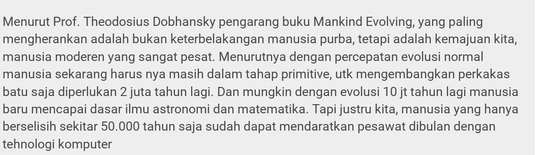 (EGAGLOGI)Ini loh,Bukti Teori Evolusi itu hanyalah mitos