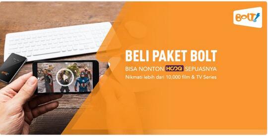 PENIPUAN PROMO BOLT BISA NONTON DI HOOQ SEPUASNYA