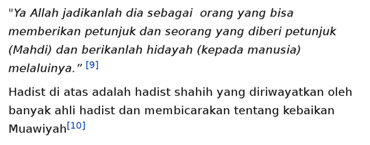 Muawiyah;Bapak peradaban yang idealis