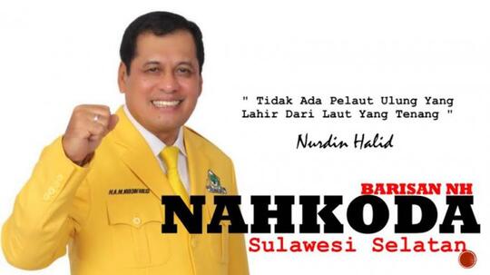 Nurdin Halid Pimpin Sulsel Baru Demi Kesejahteraan Bukan Kekuasaan