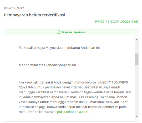 surat terbuka buat tokopedia