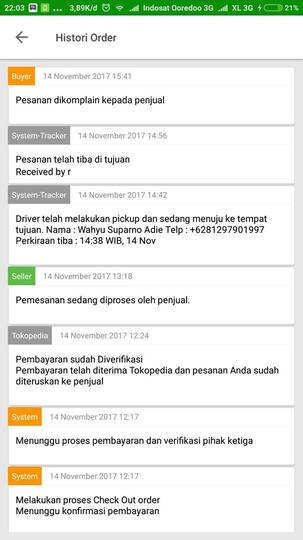 Karena belum ada tanggapan dari abang gojek dan tokped 