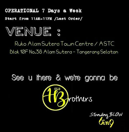 Standing BLOW IN (Ruko Alam Sutera Town Centre/ASTC Blok 10F No.38 Alam Sutera)