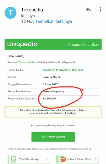 SURAT TERBUKA UNTUK TOKOPEDIA