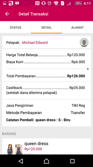 Cash back bukalapak gak masuk