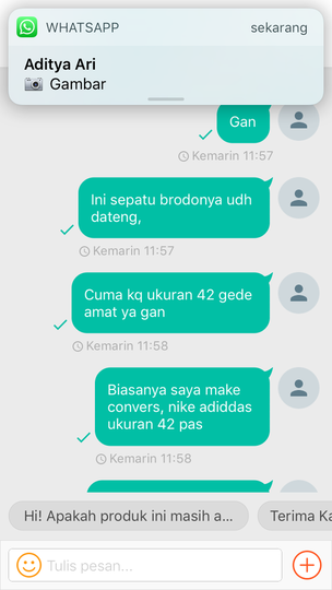 Kecewa dengan admin brodo di shopee 