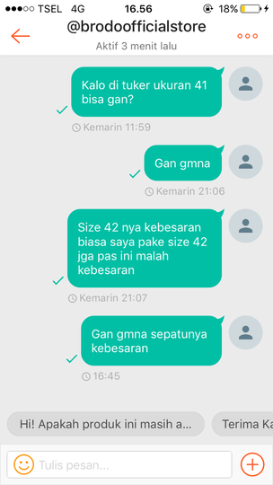 Kecewa dengan admin brodo di shopee 