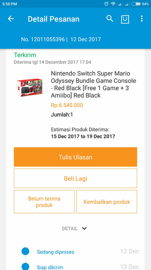 kecewa layanan Blibli.com