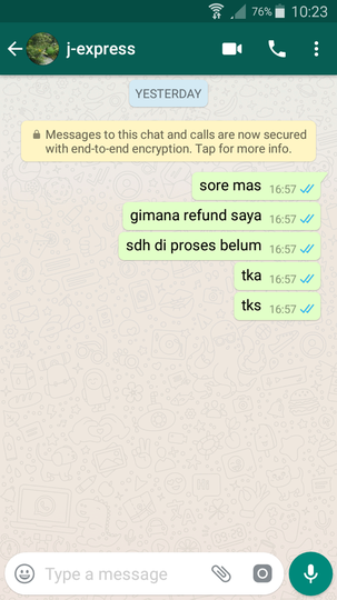 KEPADA JD.ID DAN J EXPRESS YG TIDAK BERTANGGUNG JAWAB