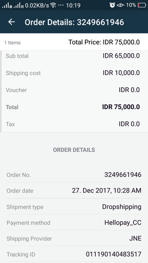 kirim barang dari kota lain, lazada tidak ganti ongkir jne yg sudah seller bayar kan.