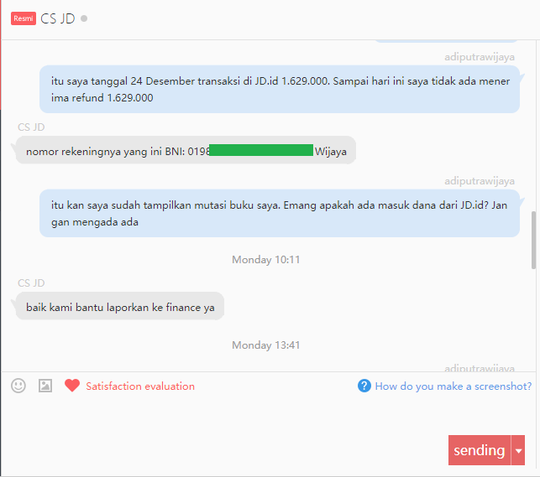 Terima Kasih JD.ID Yang Telah Menyulitkan Konsumen Dalam Hal REFUND