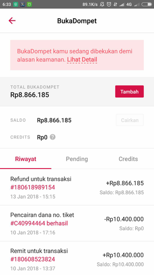 Dompet Bukalapak Dibekukan Tanpa Pemberitahuan..Billycare Masuk