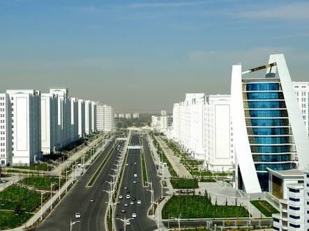 Turkmenistan Kota Terputih Di Dunia Dan Juga Gadisnya Putih - Putih.