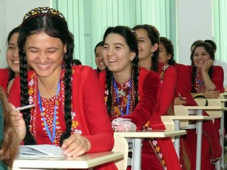 Turkmenistan Kota Terputih Di Dunia Dan Juga Gadisnya Putih - Putih.