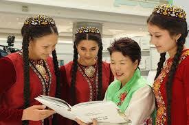 Turkmenistan Kota Terputih Di Dunia Dan Juga Gadisnya Putih - Putih.