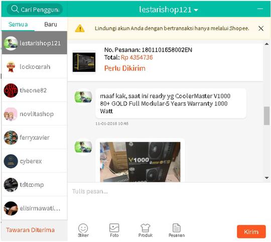 Shopee lebih berpihak pada seller (dan kebetulan sellernya nakal)