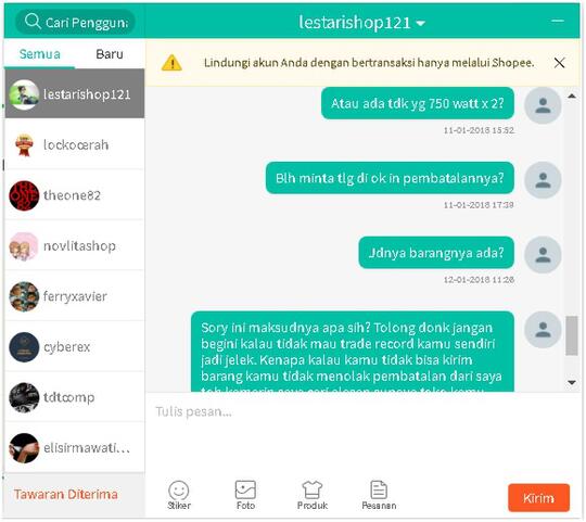 Shopee lebih berpihak pada seller (dan kebetulan sellernya nakal)