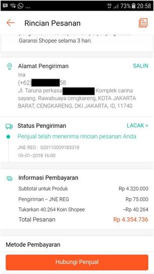 Shopee lebih berpihak pada seller (dan kebetulan sellernya nakal)