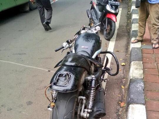 Biker Moge yang Tabrakan dengan SUV di Pakubuwono Anggota TNI