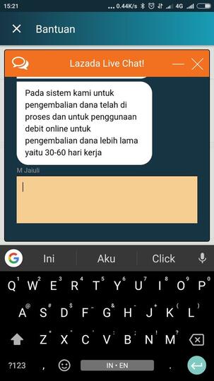 [SURAT PEMBACA] - Butuh 2 Bulan + maks 60 hari kerja untuk Belanja Laptop di Lazada