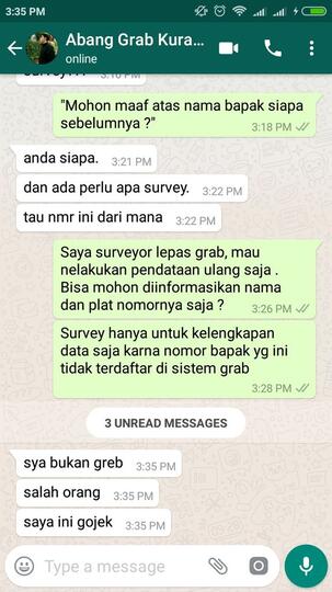 KELAKUAN MESUM DRIVER GOJEK. BANTU ANE GAN AGAR ORANG INI DIBERIKAN SANKSI