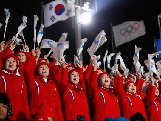 Serba Serbi Cheerleader Korea Utara di Pyeongchang Olympic 2018 