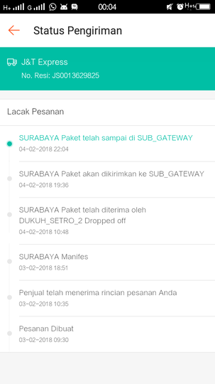 Kecewa pakai JNT