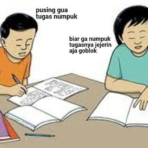 Cerita Bergambar Saat SD Dikasih Dialog? Jadinya Kocak Gan