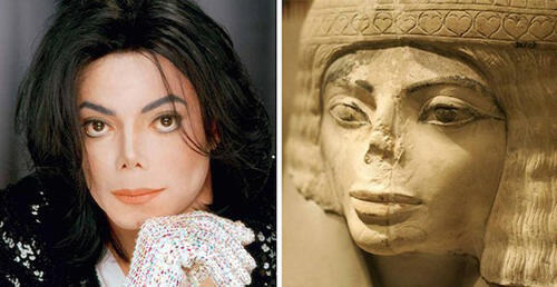 Hiiii...Inilah "WUJUD" Patung Mesir Berusia 3000 tahun yang mirip MICHAEL JACKSON