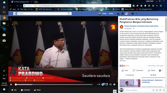 Prabowo Subianto: Indonesia bubar 2030?