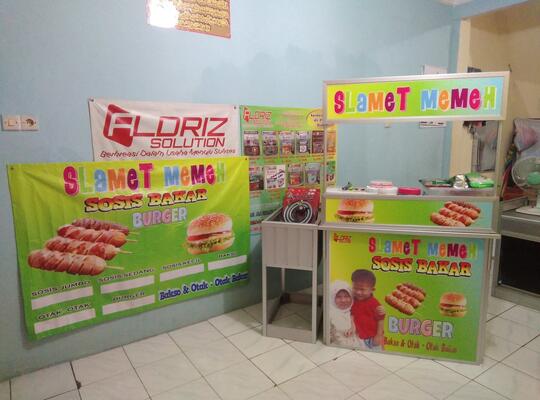 PAKET USAHA SOSIS BAKAR & BURGER